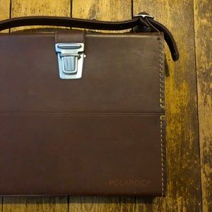 Vintage Polaroid Hard Carrying Case - Brown - Bag